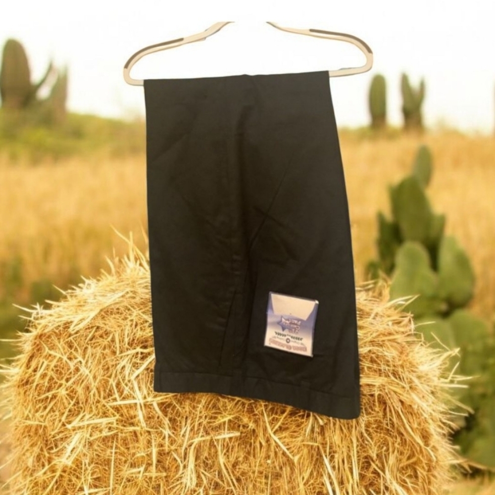 BOCA Classics 21st century black pants 100% Cotton NWT 40”x29” nice gift…